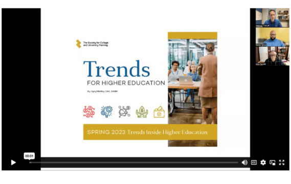 Trends in Higher Education Webinar Thumbnail