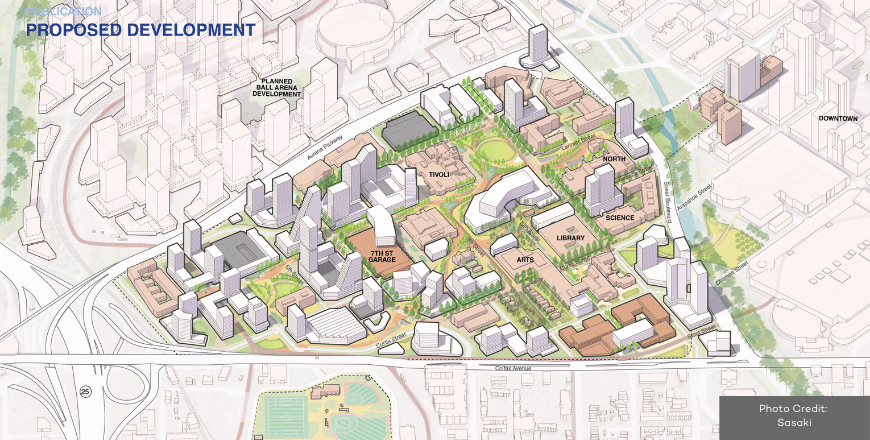 Aurarua Higher Education Center - Auraria Higher Education Framework Plan