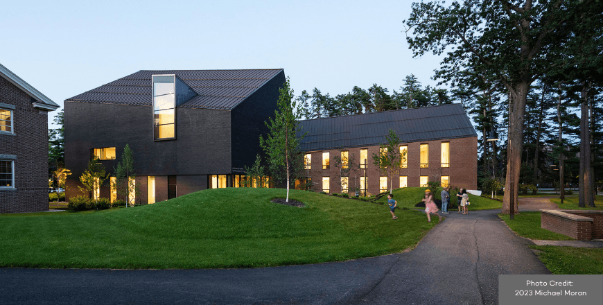 Bowdoin College - John and Lile Gibbons Center for Arctic Studies and Barry Mills Hall